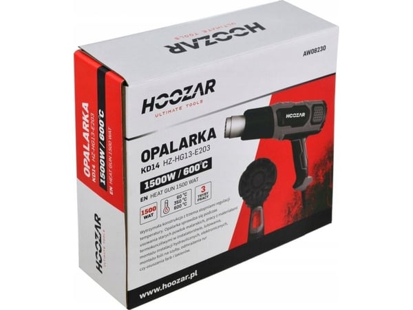 HOOZAR 1500W varmepistol