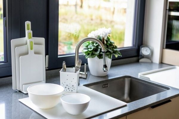 Skärbräda ProNice med trähandtag 4 st. med ställ