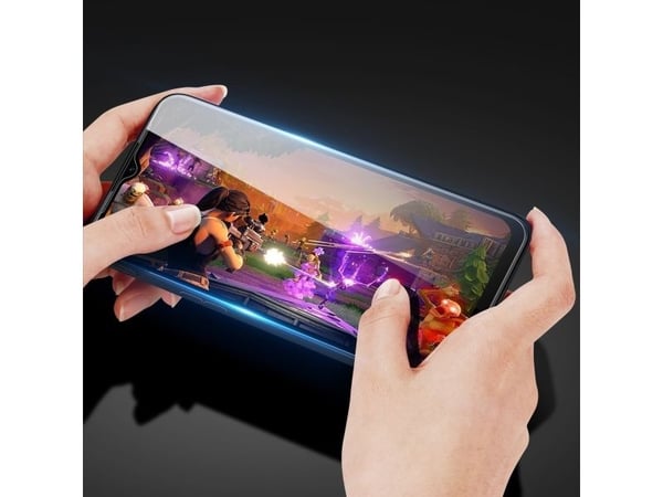 Dux Ducis 9D herdet glass 9H for hele skjermen med rammevennlig til Realme C35 sort