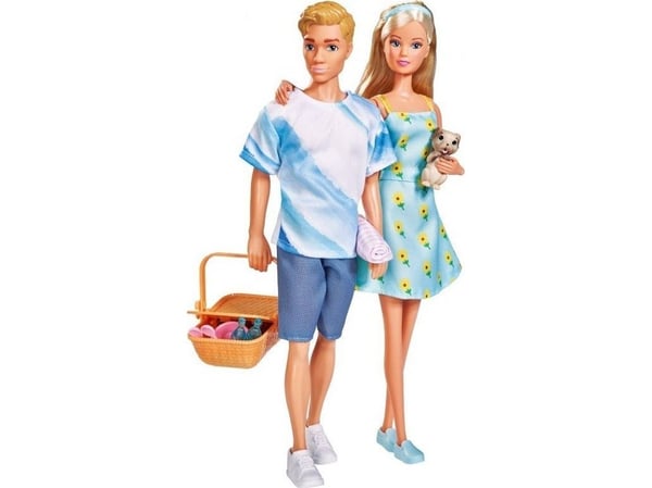 Simba docka 29 cm Steffi Kevin till picknick
