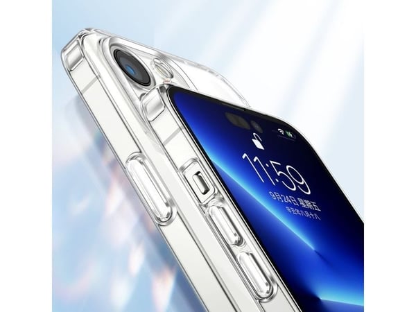 Joyroom Joyroom 14D-dekseletui til iPhone 14 Plus Slitesterkt dekselhus gjennomsiktig (JR-14D3)