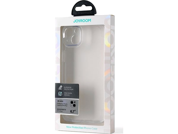 Joyroom Joyroom 14D-dekseletui til iPhone 14 Plus Slitesterkt dekselhus gjennomsiktig (JR-14D3)