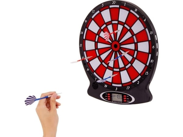 Enero elektronisk darttavle Enero 43 cm rød