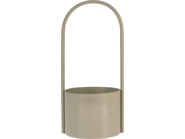 ProGarden metallpotte 30x13 cm uten, blomsterpotte med håndtak