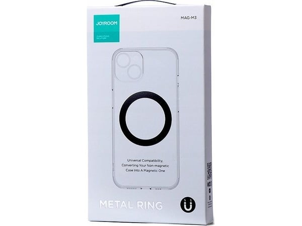Joyroom sett med metall magnetringer til smarttelefon 2 stk. rosa (JR-Mag-M3)