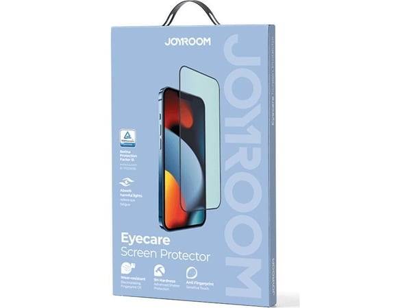 Joyroom Knight Green Glass til iPhone 14 Pro med fullskjerm anti-blålysfilter (JR-G02)