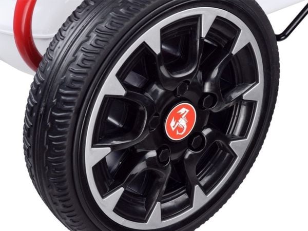 Jokomisiada gokart ABARTH på pedaler, store myke hjul PA0167