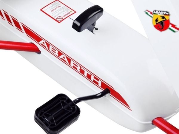 Jokomisiada gokart ABARTH på pedaler, store myke hjul PA0167