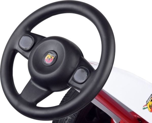 Jokomisiada gokart ABARTH på pedaler, store myke hjul PA0167