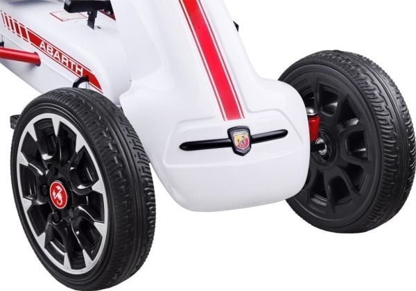 Jokomisiada gokart ABARTH på pedaler, store myke hjul PA0167