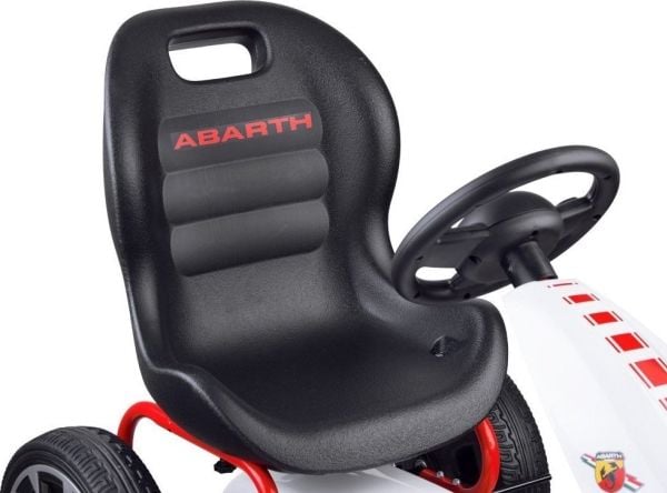 Jokomisiada gokart ABARTH på pedaler, store myke hjul PA0167