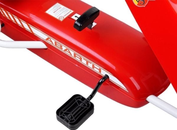 Jokomisiada gokart ABARTH for pedaler, store myke hjul PA0167
