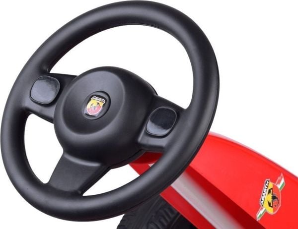 Jokomisiada gokart ABARTH for pedaler, store myke hjul PA0167