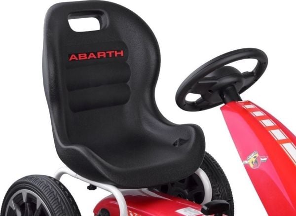 Jokomisiada gokart ABARTH for pedaler, store myke hjul PA0167