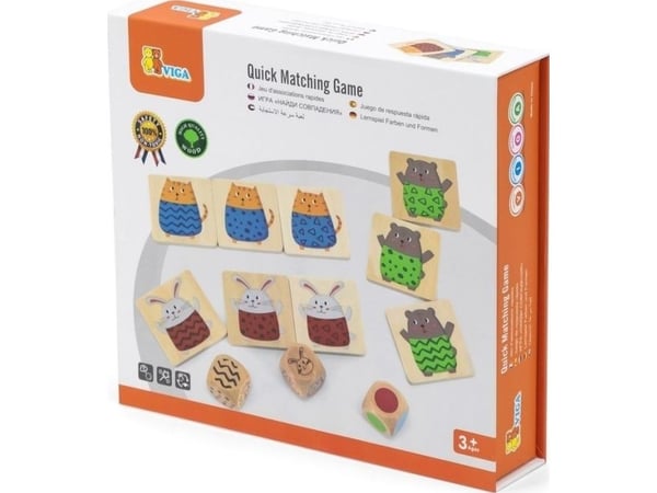 Viga Toys VIGA trepuslespill Match raskt 27 deler