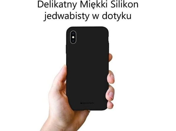 Mercury Goospery Silikonfodral för iPhone 14 Pro Max svart