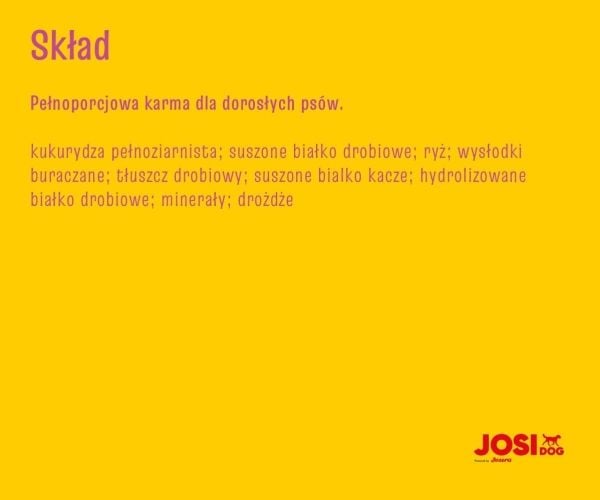 Josera JosiDog, Vuxen, Mini (5 - 10kg), Höns, 10 kg