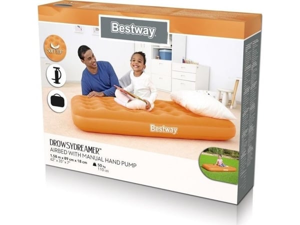 Bestway Bestway oppblåsbar barnemadrass 158x89cm 67918