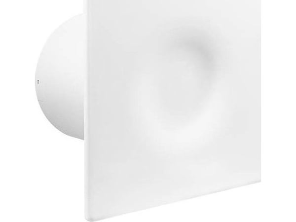 AWENTA badrumsfläkt Loop WL100H, Ø100 mm, 42/70 m³/h, 4/6 W, 230 V, fuktsensor, vit