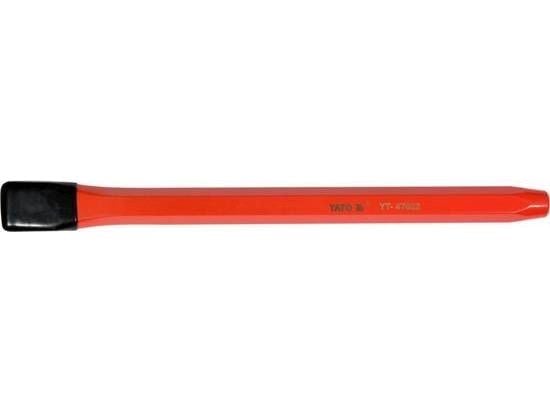 Yato YT-47022, Kaldmeisel, Flat meisel, Stål, Rød, 300 mm, 2,5 cm