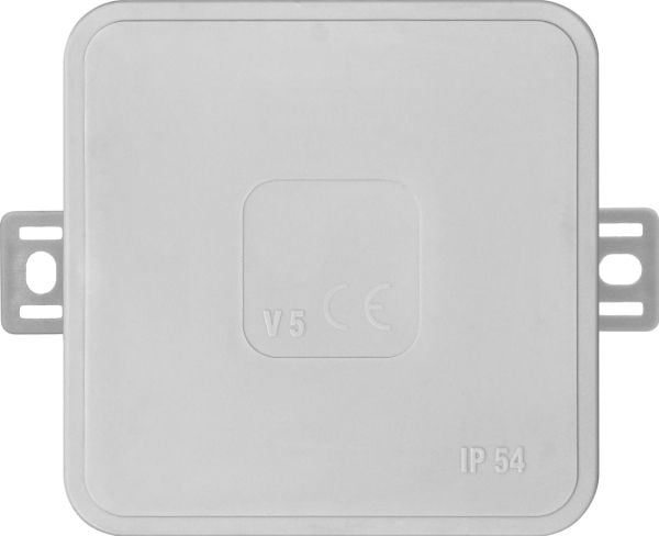 Surface mounted box CLICK, IP54, 12 conduit entries, 75x75x41mm, gray, OR-JB-13802/G