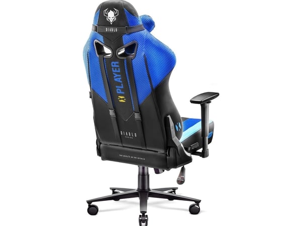 Diablo Chairs X-Player 2.0 Frost Black gamingstol normal størrelse