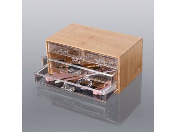 H&S Decoration Organizer smykkeoppbevaring med skuffer SZKATULKA