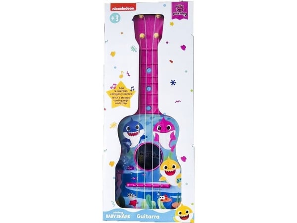 REIG Baby Shark kitara sininen