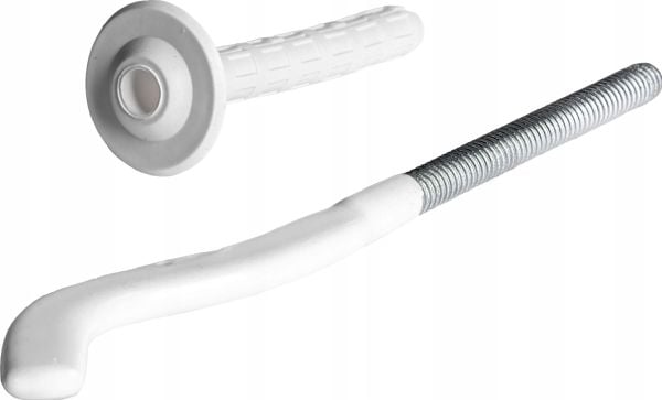 Global oppheng til radiator, plastbelagt, sett á 2 stk