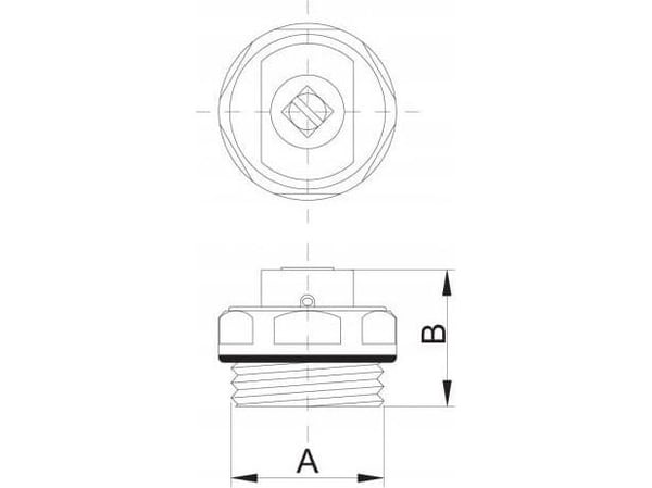 Hydroland avluftningsventil 1/2" med nyckel