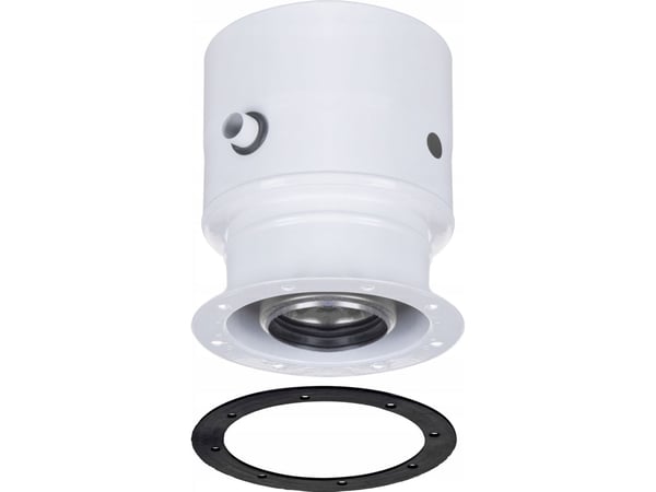 SpiroFlex 60/100-80/125 T adapter hvit