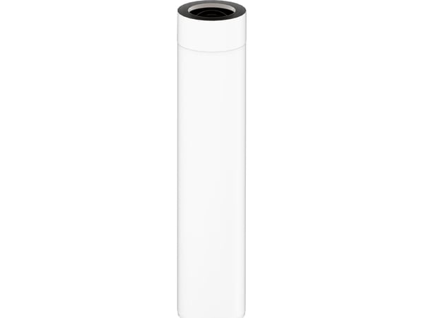 SpiroFlex dobbeltveggrør hvit 80/125, 0,5 m