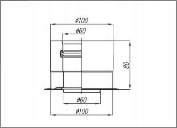 SpiroFlex 60/100 adapter IM
