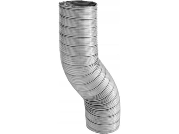 SpiroFlex 125 fleksibelt stålrør 1,0 m