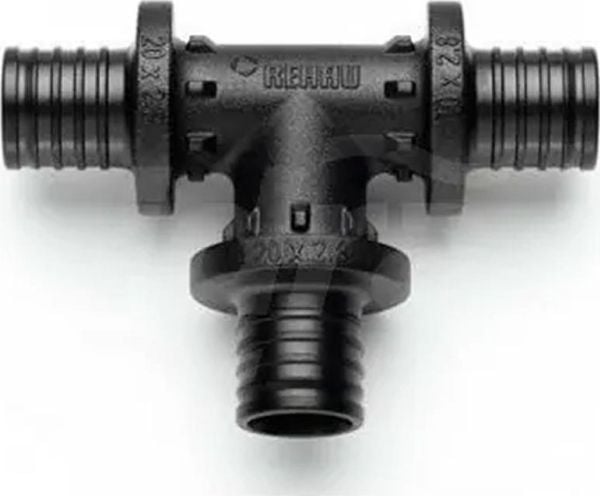 Rehau T-stykke rød PX - 25-16-16 RAUTITAN - PPSU