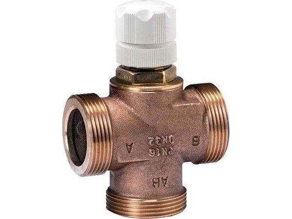 Honeywell fordelerventil innvendig gjenger 3/4 kv=3,2O7