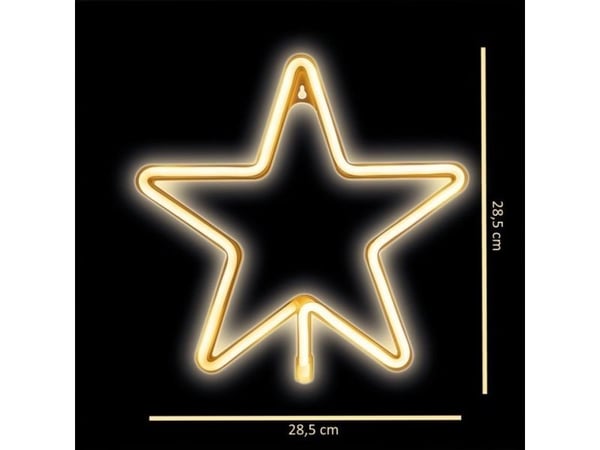 Neon LED Kaledine stjärnor skylt vit FLNE22 Forever Light