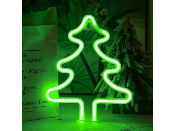 CPA TelForceone Neon LED JULETRE grønn FLNE16 Forever Light