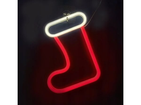 Neon LED Kaledine køyehette hvit/rød FLNE23 Forever Light
