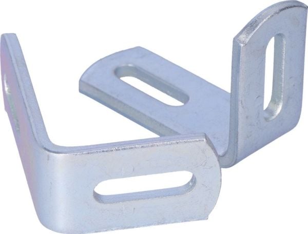 WALRAVEN Vinkel til profilskinne WM 1, 15, 2L=75x50 mm B=30 mm hul=8,5x30, 5 mmElforzinket, 90 grader