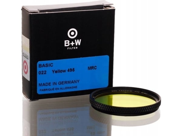 B+W filter 58 mm gul 495 MRC Basic