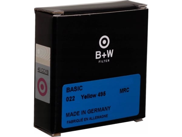 B+W filter 58 mm gul 495 MRC Basic