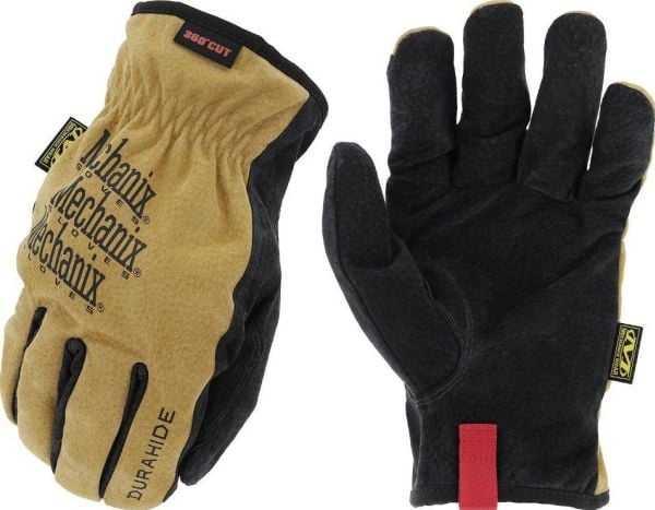 Mechanix Wear MECHANIX DURAHIDE® DRIVER E6-360 arbeids hansker svart/tan
