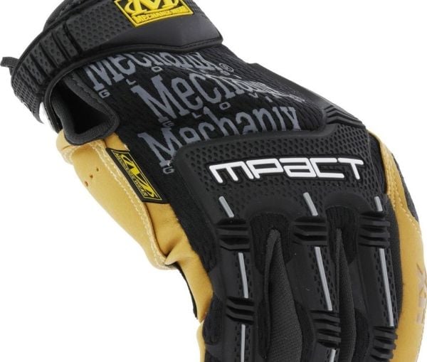 Mechanix Wear Hansker Mechanix Material4X M-Pact® Størrelse S. Borrelås, TrekDry®, syntetisk skinn 4X, håndflate, knoker, Armortex®, fingerbeskytte...