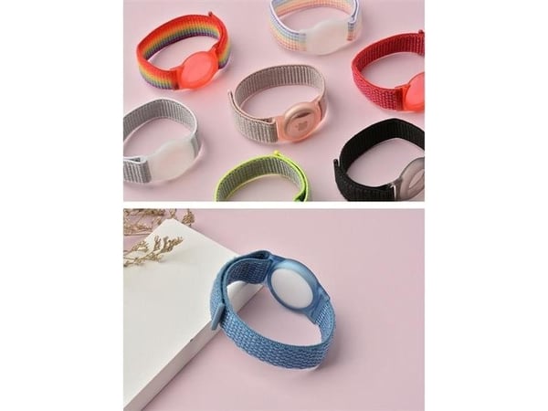 Tech-Protect hihna Apple AirTagille lapsille, nailonia, sininen