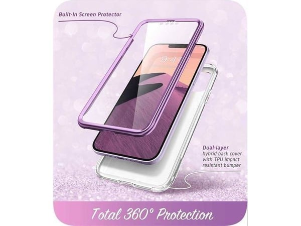 Supcase Cosmo-deksel til iPhone 14 Plus - Pink Marble