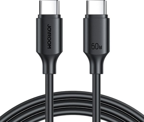 Joyroom USB-C - USB-C 1 m USB-kaapeli Musta (JYR544)