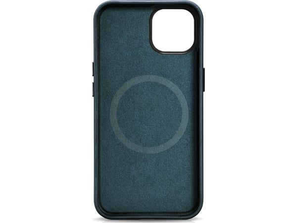 iCarer iCarer Öljyvaha Premium Nahkakotelo iPhone 14 Plus magneettikotelo MagSafe tummansininen (WMI14220703-BU)