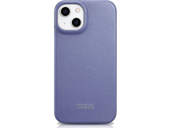 iCarer iCarer CE Premium Leather Folio Case iPhone 14 Plus nahkakotelo magneettiläpällä MagSafe vaaleanlila (WMI14220715-LP)