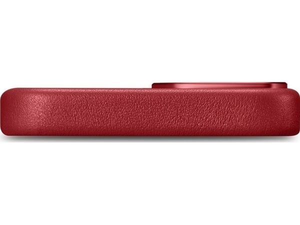 iCarer iCarer Case Nahkakotelo iPhone 14 Plus -puhelimelle punainen (MagSafe-yhteensopiva)